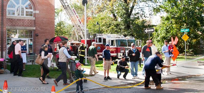 Rye FD Fire Prevention Week Open House 10/12/15.  Photo by Lt. Lester Millman 